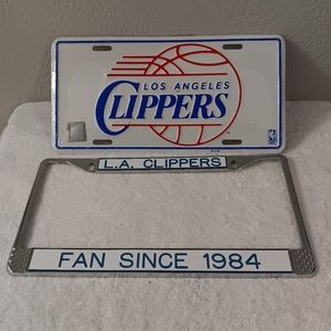 Los Angeles Clippers NBA Basketball License plate & Frame cover
